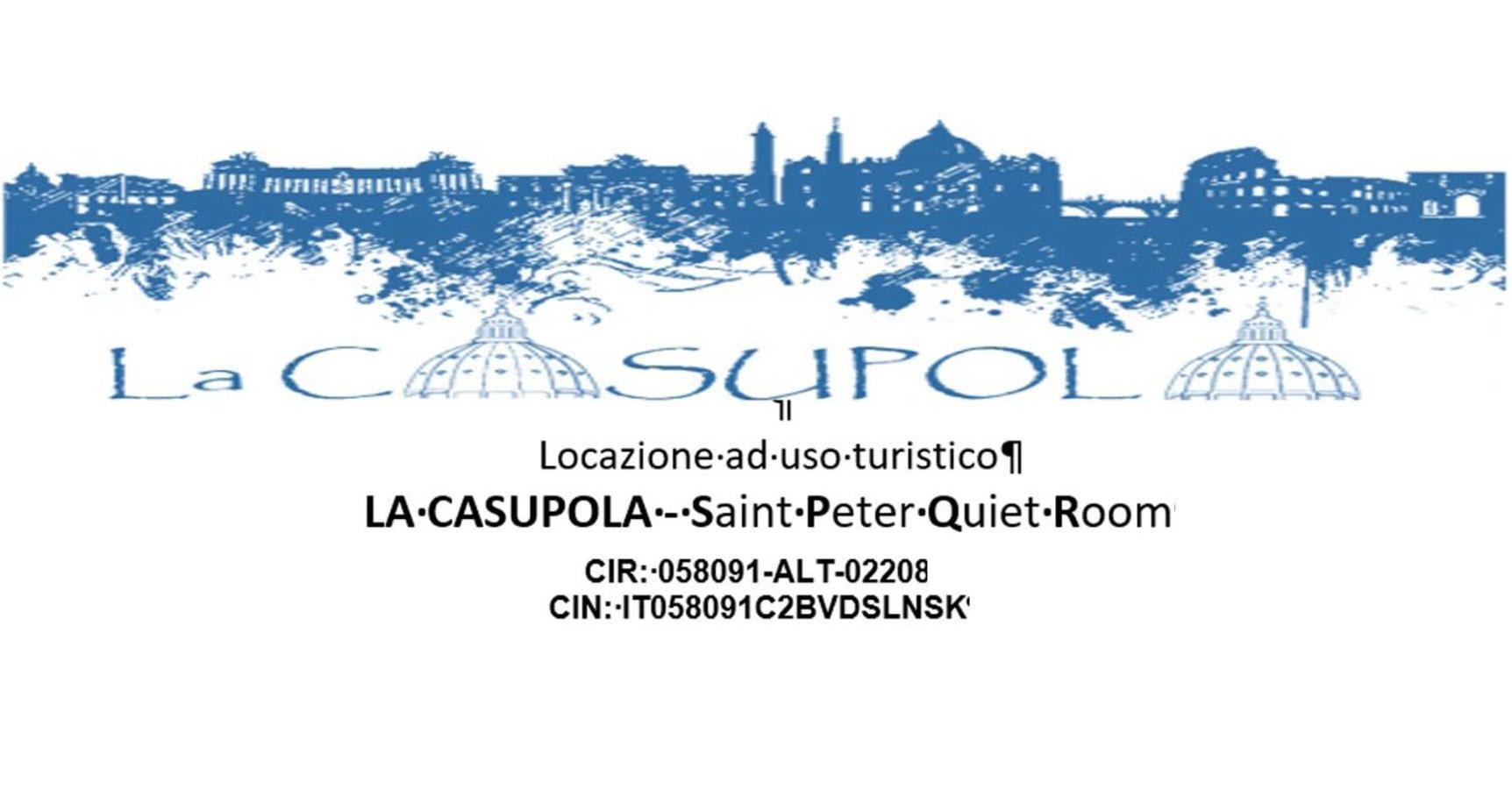 La Casupola Saint Peter'S Quiet Room Rzym Zewnętrze zdjęcie